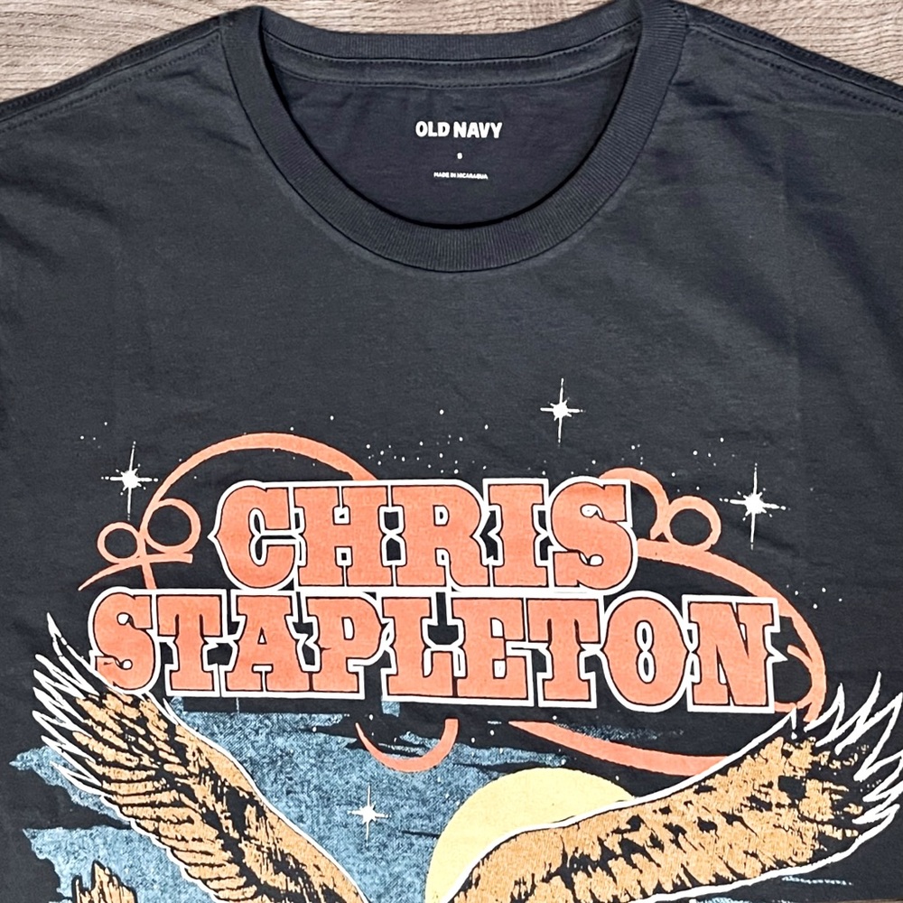 Chris Stapleton short sleeved crewneck graphic t-shirt. 🆕NWT - Picture 4 of 11